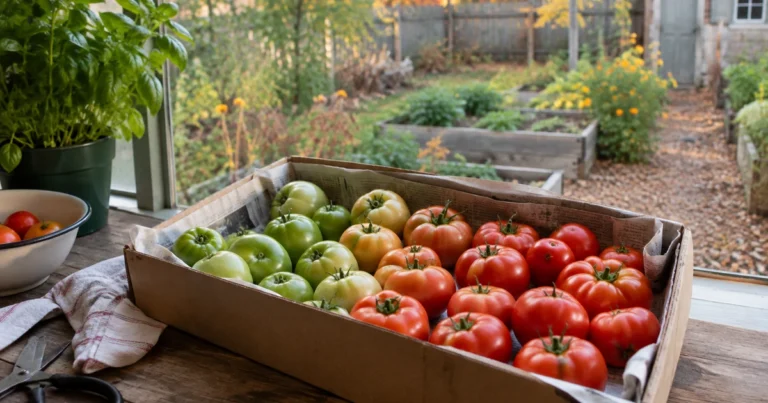 How to Ripen Green Tomatoes Indoors Before (and After) Frost