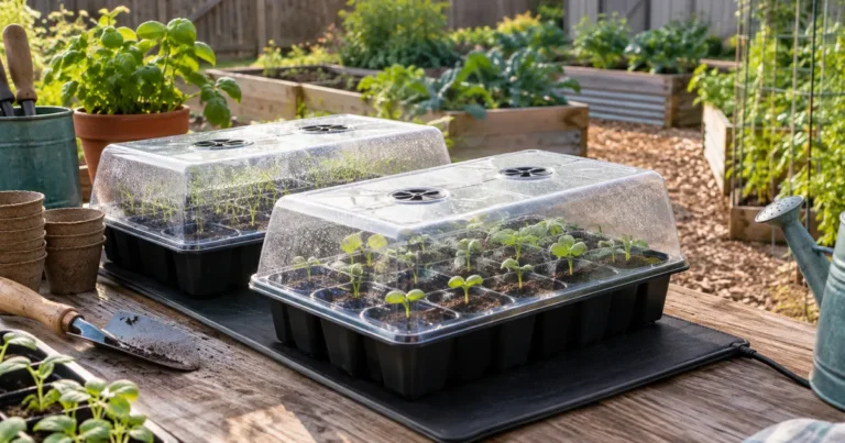 Seed Starting Trays: Cell Sizes, Domes, Heat Mats and Kits